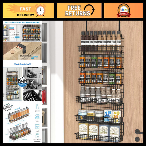 Tier wall mounted spice - 6-tier,