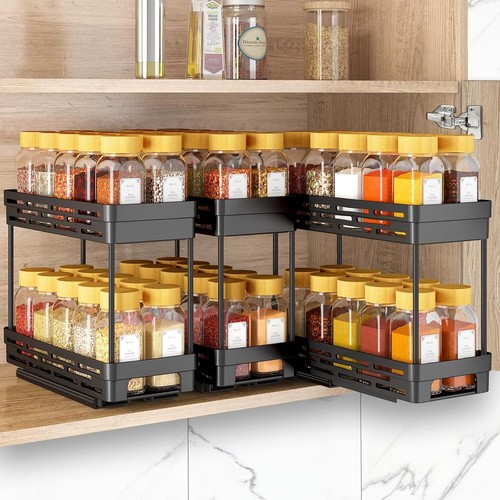 3packs pull out spice rack - pull,