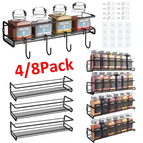 Packs kitchen spice - 8, rack