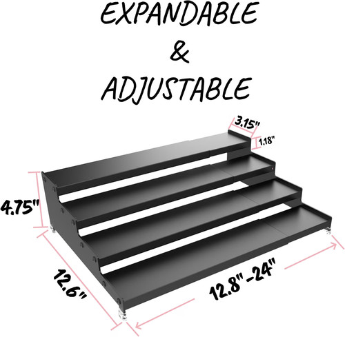 Expandable spice rack - expandable,